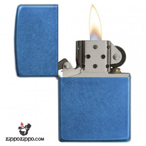 Bật Lửa Zippo Sơn Màu Xanh Da Trời - SKU 24534 – Zippo Cerulean Blue