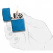 Bật Lửa Zippo Sơn Màu Xanh Da Trời - SKU 24534 – Zippo Cerulean Blue