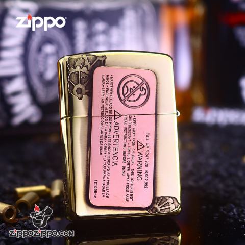 Bật Lửa Zippo Phiên Bản UARANEK Màu Vàng Đồng