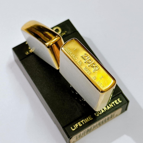 Bật Lửa Zippo Sản Xuất Năm 1994 Chủ Đề Chim Mỹ Demi Vàng
