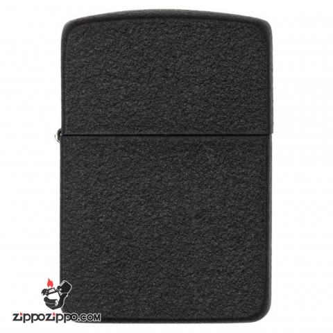 Bật Lửa Zippo 1941 Sơn Tĩnh Điện Đen Nhám - SKU 28582 – Zippo 1941 Replica Black Crackle Lighter