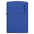Bật Lửa Zippo Sơn Màu Xanh Hoàng Gia - Logo Zippo SKU 229ZL