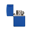 Bật Lửa Zippo Sơn Màu Xanh Hoàng Gia - Logo Zippo SKU 229ZL
