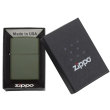 Bật Lửa Zippo Sơn Màu Xanh Lính - SKU 221 – Zippo Green Matte
