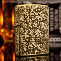 Bật Lửa Zippo Vân Xước Chạm Khắc Hoa Văn Arabesque G7 - Mã SP: ZPC1911
