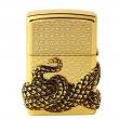 Bật lửa Zippo vàng bao phủ Thanh xà quấn quanh
