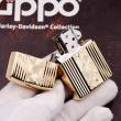 Bật Lửa Zippo Xuất Nhật Mạ Vàng Sâu Chạm Khắc Hình Hạt Quạt Trừu Tượng