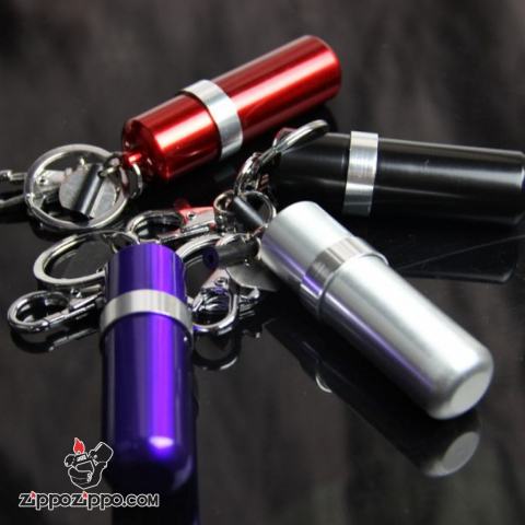 Bình đựng xăng xơ cua dành cho bật lửa zippo màu đen