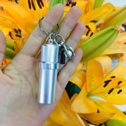 Bình đựng xăng xơ cua dành cho bật lửa zippo màu bạc - Mã SP: ZPC2492B