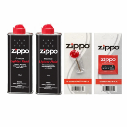 Combo 2 Xăng + Đá + Bấc Zippo - Mã SP: ZPC4000