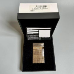 S.T. Dupont Le GranD vân kim vừa 2 lửa & khò mạ Palladium New full C23011 - Mã SP: ZPC04037