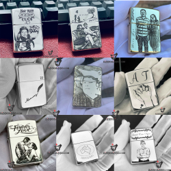 Nhận Thiết Kế Chế Tác Zippo Theo Yêu Cầu Trên Nền Bạc Khối - Mã SP: ZPC03839