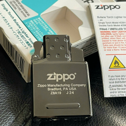 Ruột Zippo Gas Butane Một Tia Lửa Màu Đen – Single Torch Butane Lighter Insert – Black - Mã SP: ZPC4274