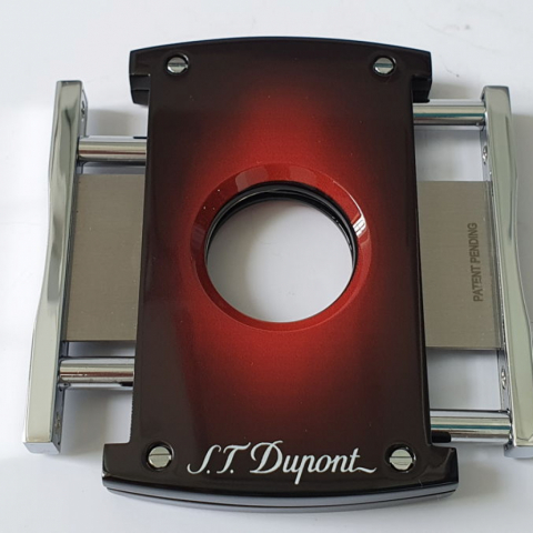 S T Dupont MaxiJet Cigar Cutter Sunburst Brown