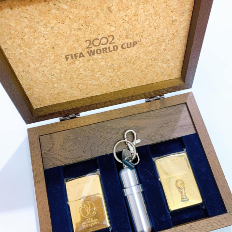 Sét Bật Lửa Zippo Chào Mừng Fifa World Cup 2002 Sản Xuất năm 1999-2000