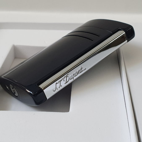 S.T. Dupont MaxiJet Lighter Midnight Blue 020102N