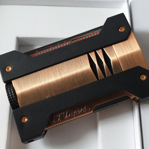 S.T. Dupont Torch Lighter - Defi Extreme - Brushed Copper