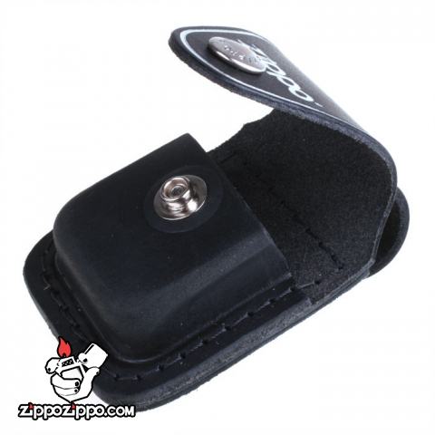 Túi đựng Zippo chất liệu da bò móc khoá luồn