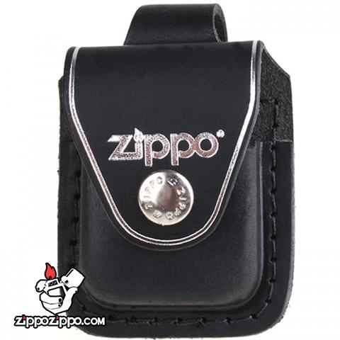 Túi đựng Zippo chất liệu da bò móc khoá luồn
