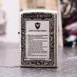Zippo 121FB Bạc Cổ Khắc Game of Thornes