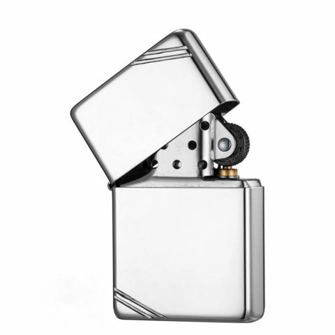 Zippo 14 - Bật lửa Zippo chính hãng phiên bản 1937 bạc nguyên khối chặt góc