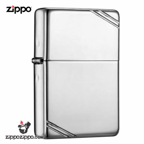 Zippo 14 - Bật lửa Zippo chính hãng phiên bản 1937 bạc nguyên khối chặt góc
