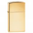 Bật Lửa Zippo Bản Nhỏ Đồng Vàng Trơn Bóng - SKU 1654B – Zippo Slim High Polish Brass