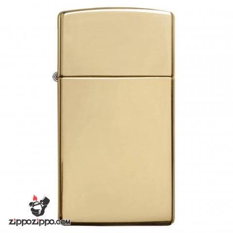 Bật Lửa Zippo Bản Nhỏ Đồng Vàng Trơn Bóng - SKU 1654B – Zippo Slim High Polish Brass