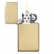 Bật Lửa Zippo Bản Nhỏ Đồng Vàng Trơn Bóng - SKU 1654B – Zippo Slim High Polish Brass