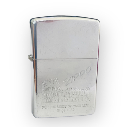 Zippo 1994 chủ đề logo zippo bạc bóng like new (đã qua sử dụng) - Mã SP: ZPC4257-4