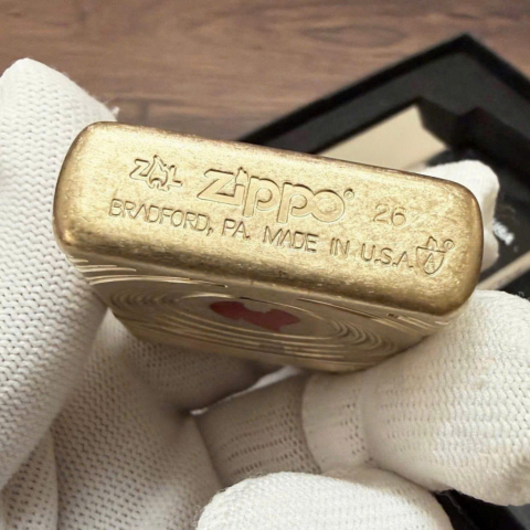 Zippo 2026 Collectible of the Year Asia – GENERATIONS Armor® Tumbled Brass – Zippo Coty 2026 – Zippo 47219
