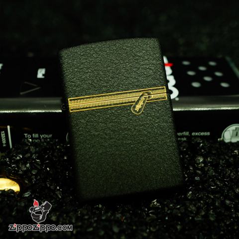Zippo 236 Đen Nhám Khắc Khóa Zippo