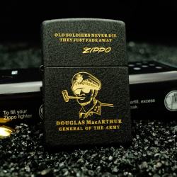 Zippo 236 Đen Nhám Khắc Lính Thủy Quân - Mã SP: ZPC2505