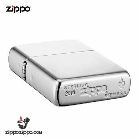 Zippo 26 - bật lửa zippo chính hãng bạc nguyên khối trơn bóng vỏ dày