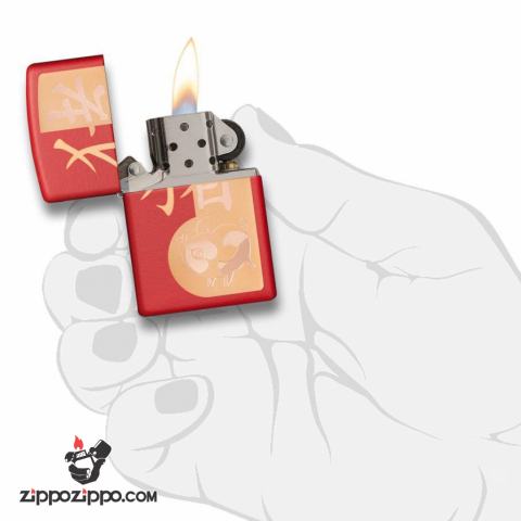 Zippo 29661 – Zippo Chinese Year of the Pig Red Matte