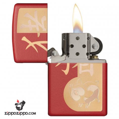 Zippo 29661 – Zippo Chinese Year of the Pig Red Matte