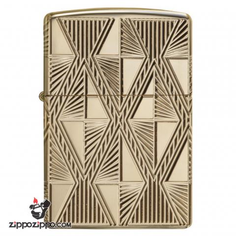 Zippo 29671 – Zippo Luxury Diamond Design High Polish Gold Plate