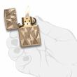 Zippo 29671 – Zippo Luxury Diamond Design High Polish Gold Plate