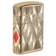Zippo 29671 – Zippo Luxury Diamond Design High Polish Gold Plate