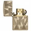 Zippo 29671 – Zippo Luxury Diamond Design High Polish Gold Plate