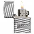 Zippo 29672 – Zippo Armor Multicut Bolts and Flame High Polish Chrome