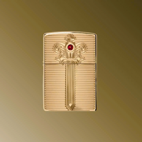 Zippo 46737 – Zippo Armor Royal Saber High Polish Brass