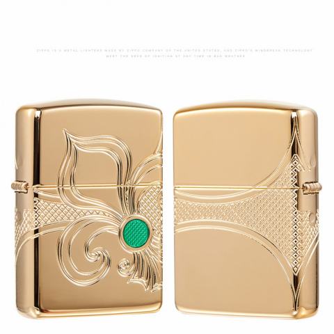 Zippo 49108 - Armor Khắc Sâu 360 MutilCut Biểu tượng Fleu-De-Lis