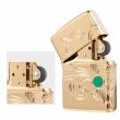 Zippo 49108 - Armor Khắc Sâu 360 MutilCut Biểu tượng Fleu-De-Lis