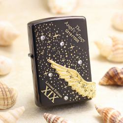 ZIPPO  Angel's Wing's xuất hàn phiên bản màu đen dòng Limited Edition XIX - Mã SP: ZPC2452-1