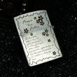 Zippo bac xước khắc hình cha con