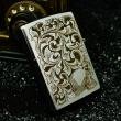 Zippo bạc xước khắc họa tiết cô gái