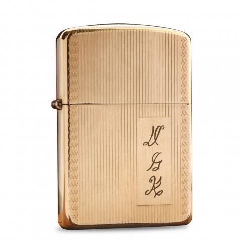 Zippo Bọc Vàng Nguyên Khối 10K Gold-Filled Sản Xuất Năm 1960s