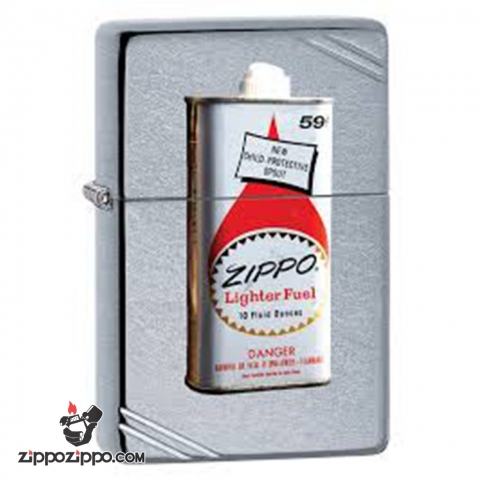 Zippo chặt góc nhám hình bình xăng