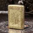 ZIppo Chất Liệu Đồng Bóng Khắc Quan Vũ
